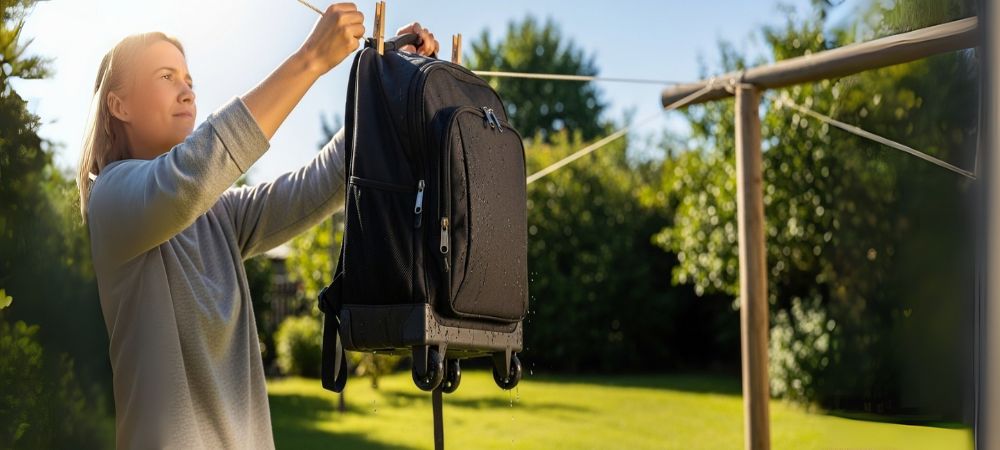 Dry Your Backpack with Wheels the Right Way