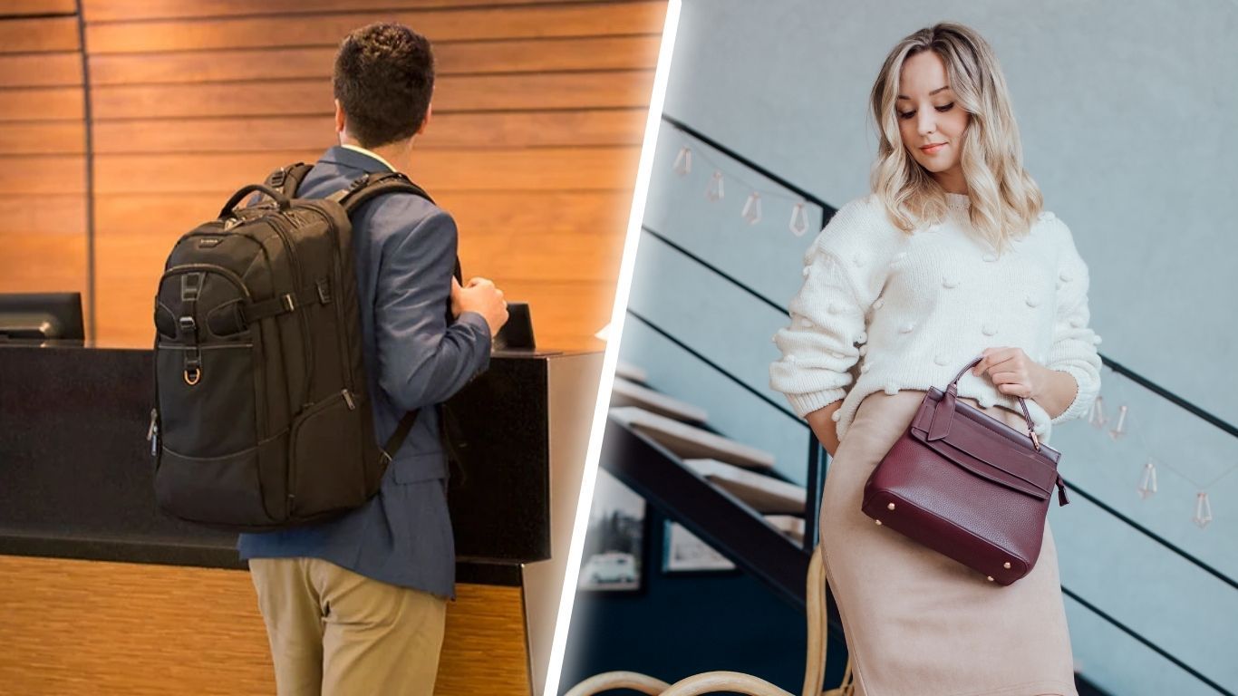 Backpack vs Handbag: Choosing the Best for Work & Travel