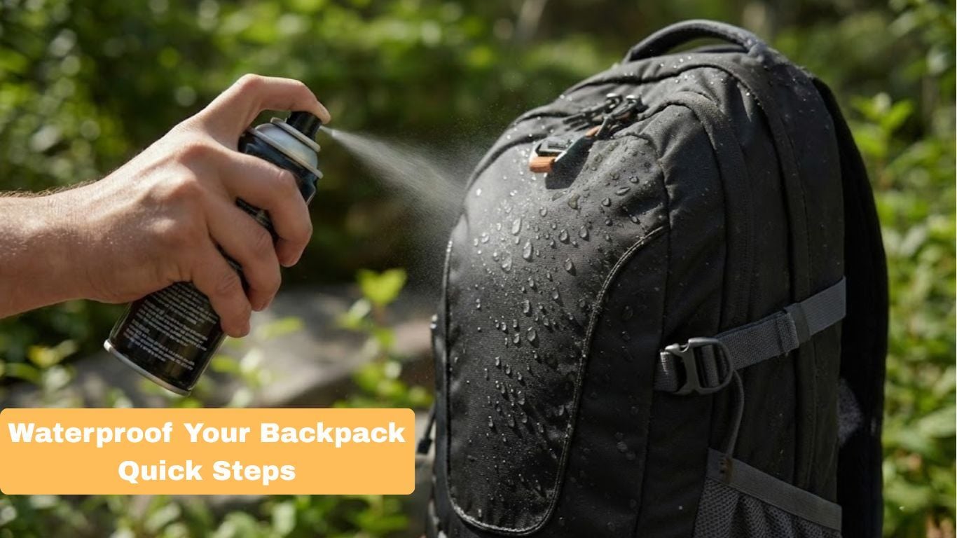 How to Waterproof a Backpack in  Simple Steps
