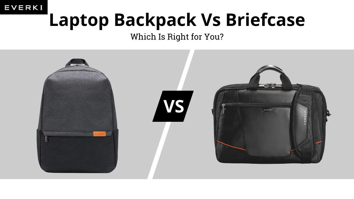 Backpack vs Briefcase: Choosing the Right Bag for Professionals