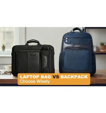 Laptop Bag vs. Backpack: Choose Wisely