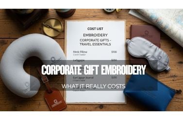How Much Does Embroidery Cost for Corporate Gifts?