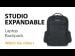 (FR)EVERKI Studio Expandable Laptop Backpack - Madde from Plastic Bottles, up to 15-Inch EKP118E-ECO