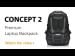 EVERKI Concept 2 Premium Travel Friendly Laptop Backpack, up to 17.3-Inch (EKP133B)