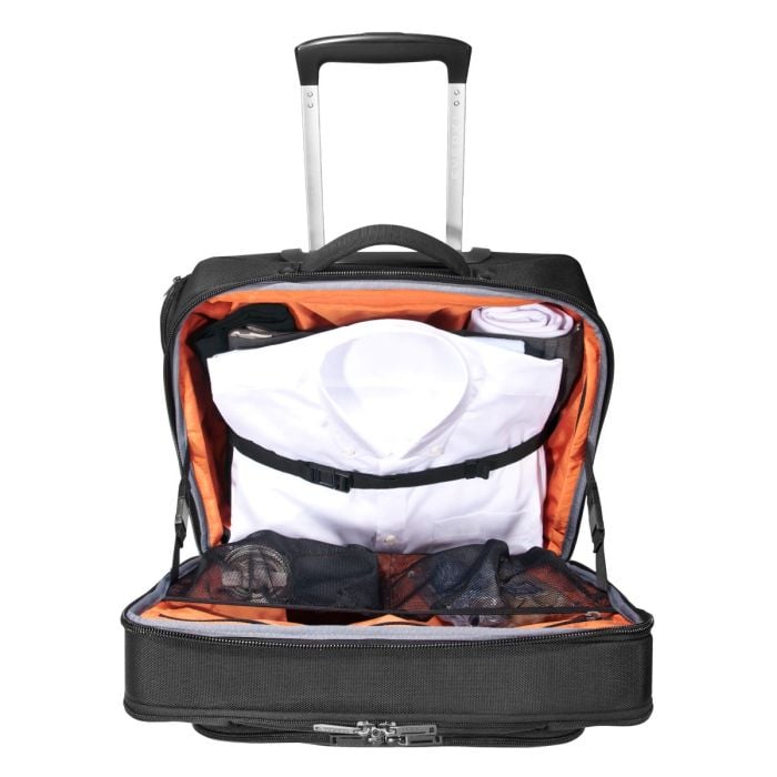 Rolling Briefcase 11 16 Inch Adaptable Compartment
