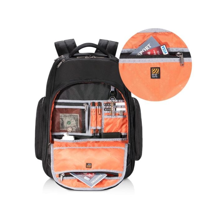 Atlas Wheeled 13 17.3 Inch Adaptable Laptop Backpack EVERKI