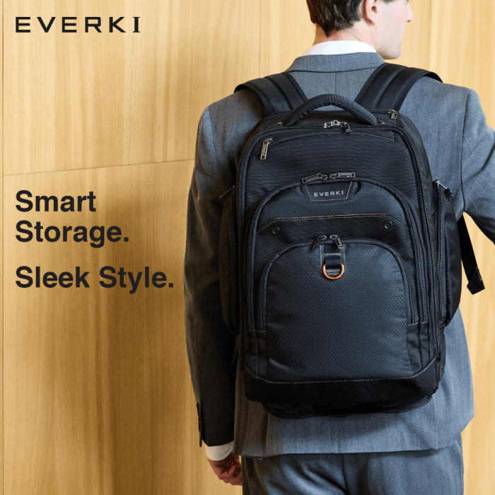 Wheeled Laptop Backpack, 13-Inch to 17.3-Inch Adaptable