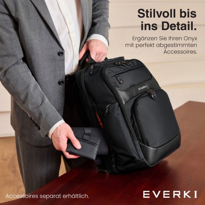 Onyx Premium Travel Friendly Laptop Backpack, up to 17.3-Inch | EVERKI