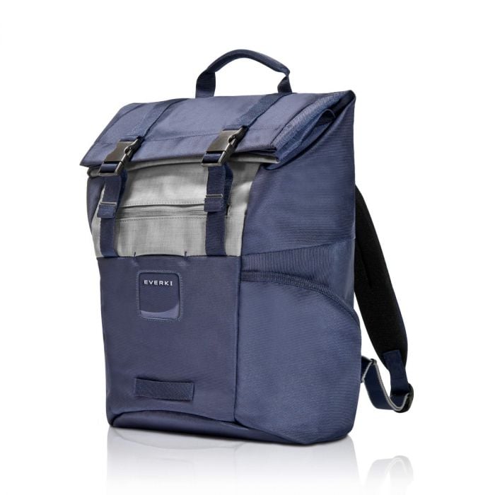EVERKI ContemPRO Roll Top 15 Inch Navy Laptop Backpack