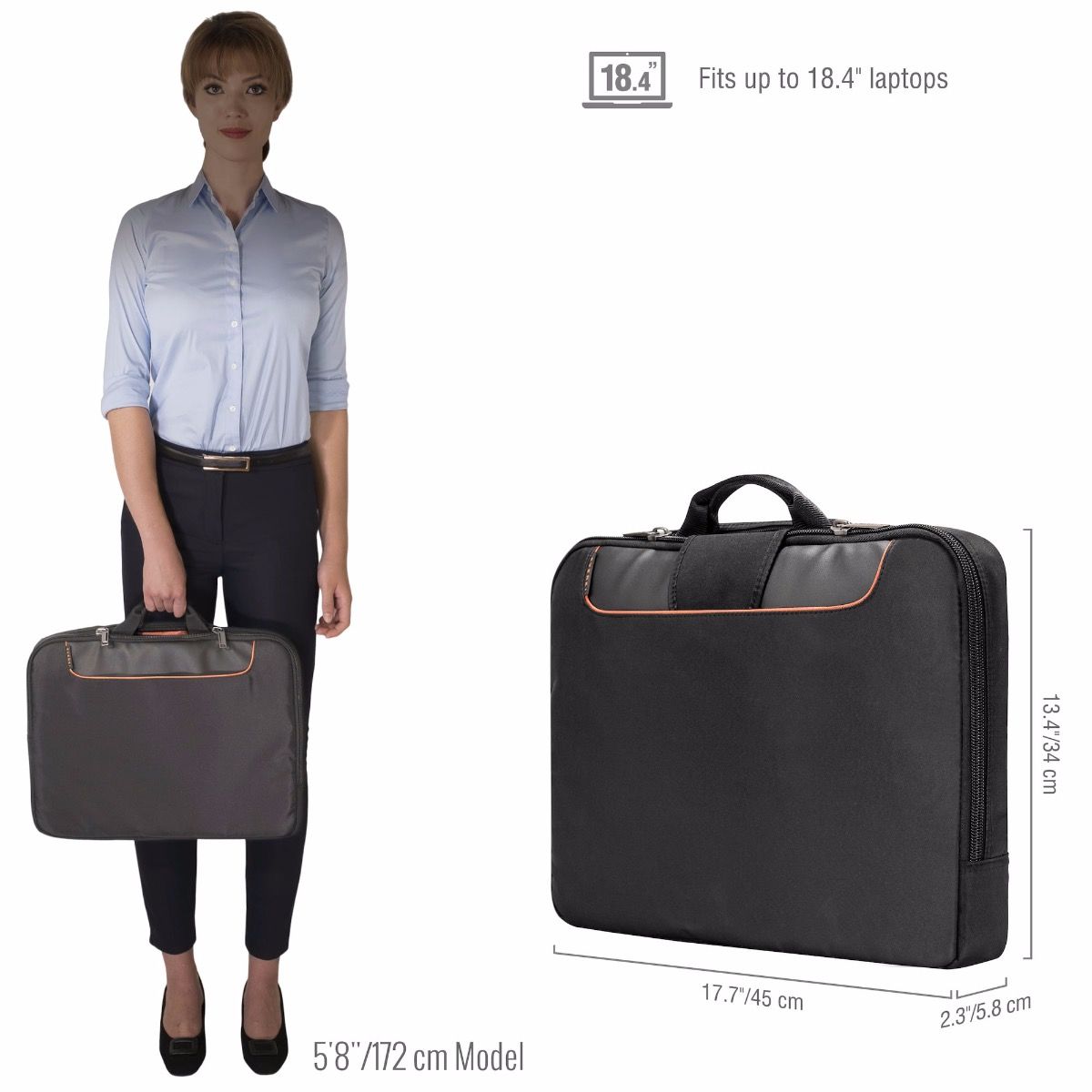 Commute 18.4Inch Laptop Sleeve w/Memory Foam EVERKI