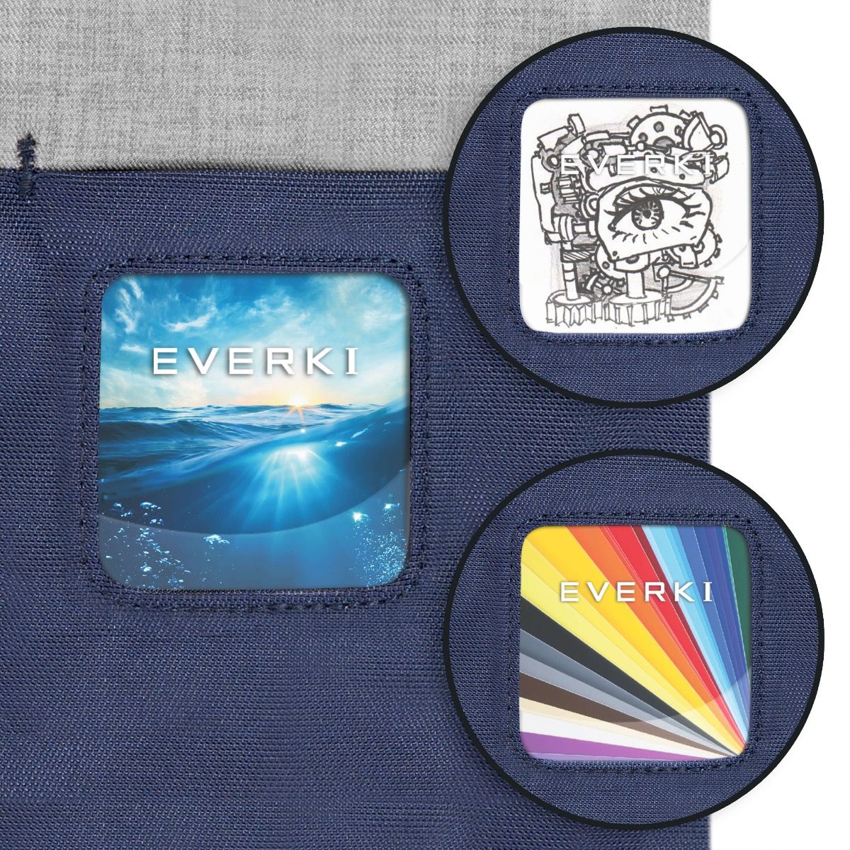 ContemPRO 15.6Inch Navy Laptop Sleeve w/ Memory Foam EVERKI