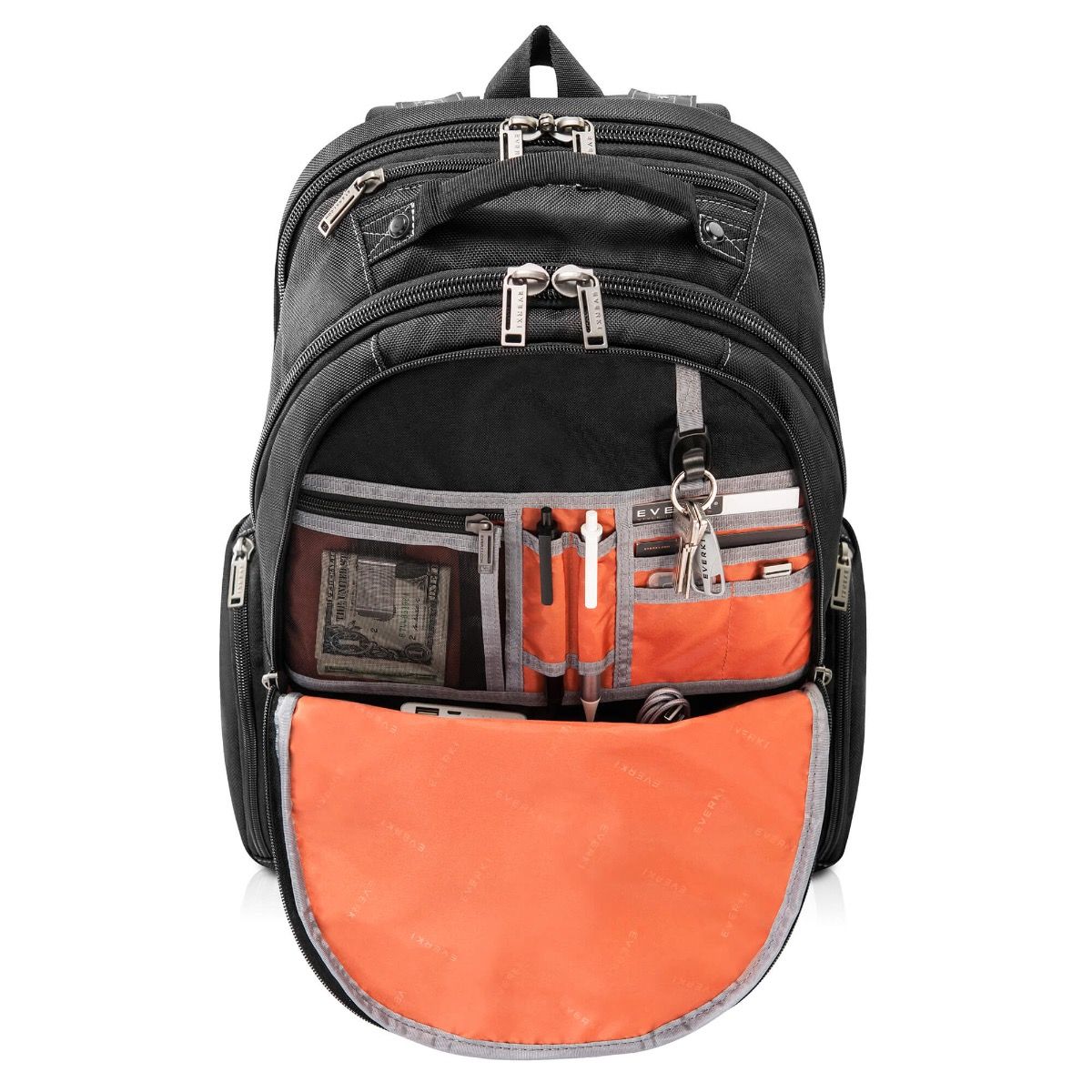 Atlas Laptop Backpack 1115.6Inch Adaptable Compartment EVERKI