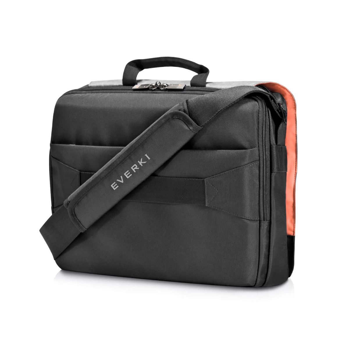 ContemPRO Laptop Shoulder Bag, up to 14.1Inch/MacBook Pro 15 Black EVERKI