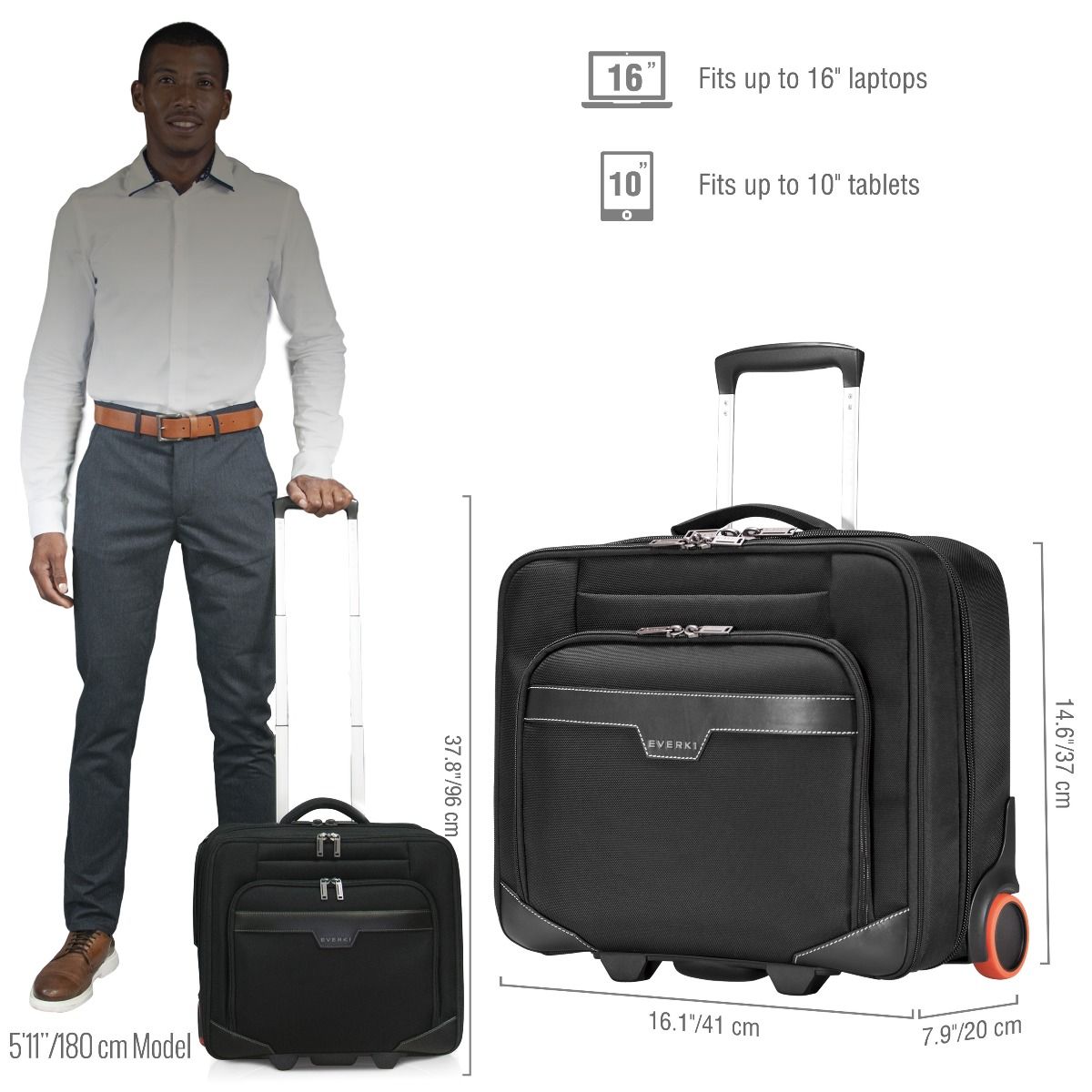 Laptop travel trolley best sale bag