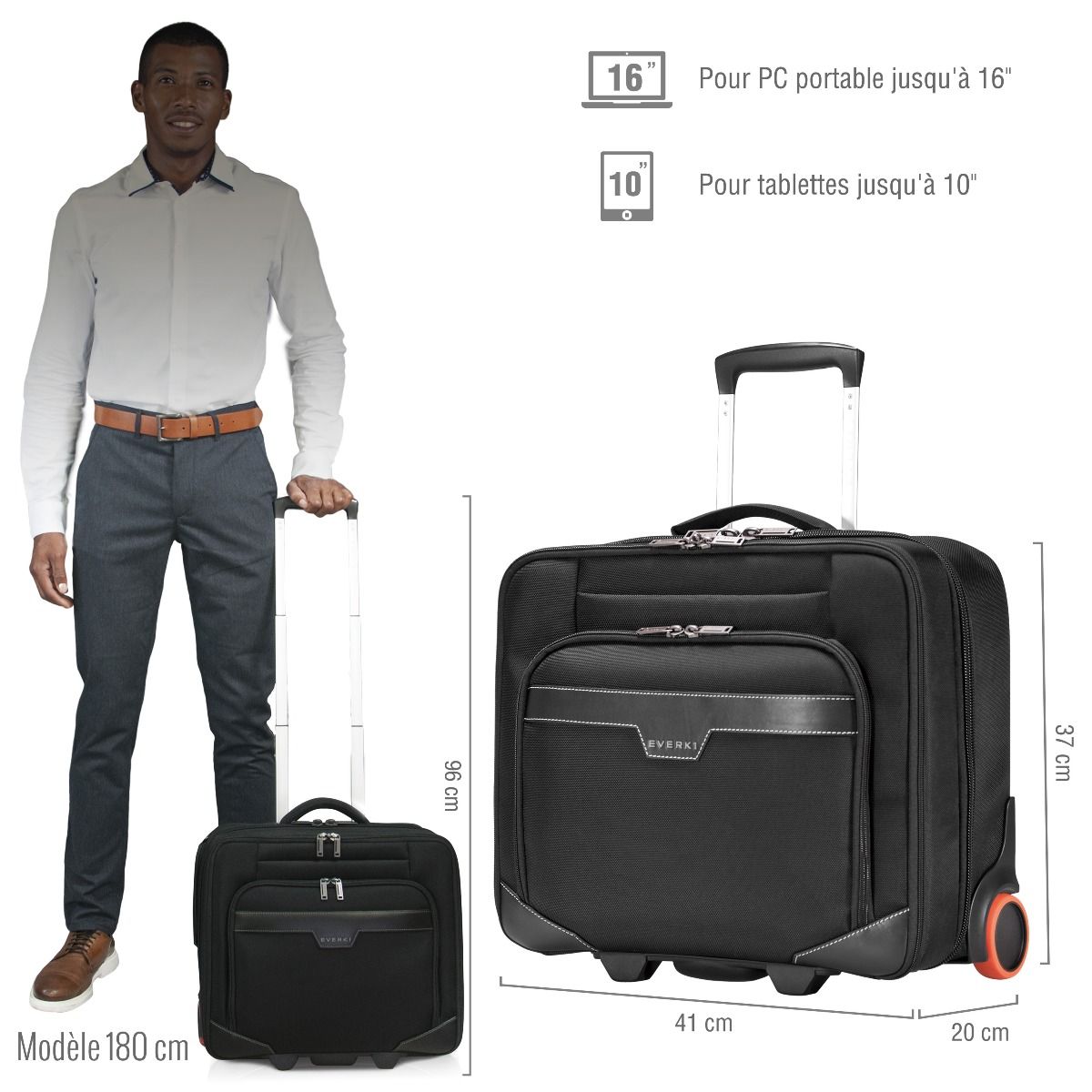 Journey Sac Roulettes pour Ordinateur Portable avec