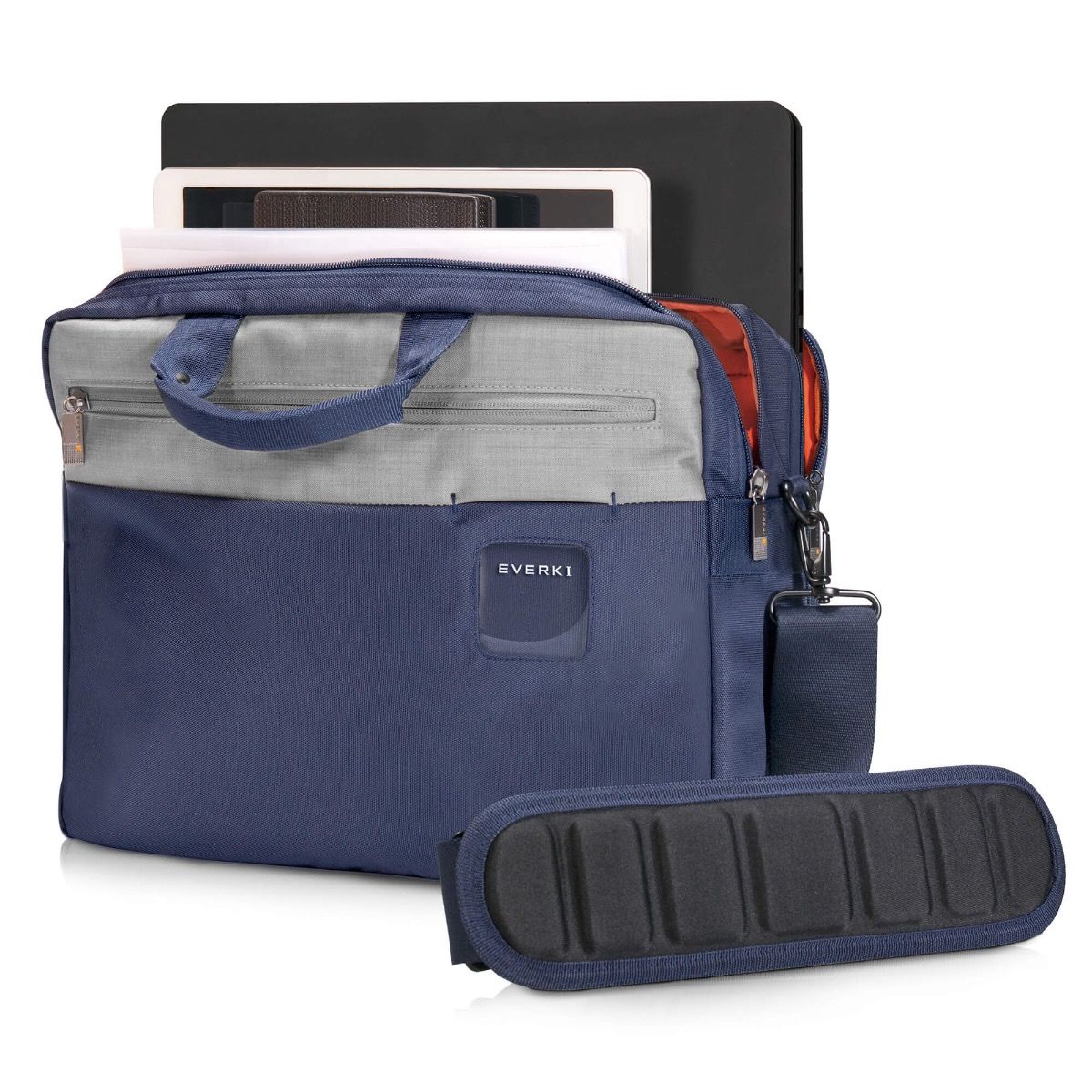 ContemPRO Commuter Laptop Bag Briefcase, up to 15.6Inch Navy EVERKI