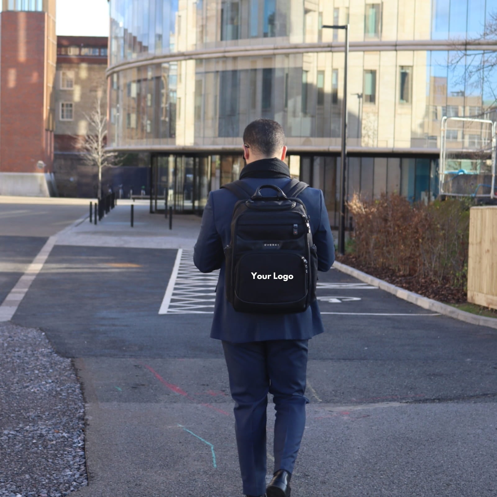 Premium EVERKI bag with embroidered logo