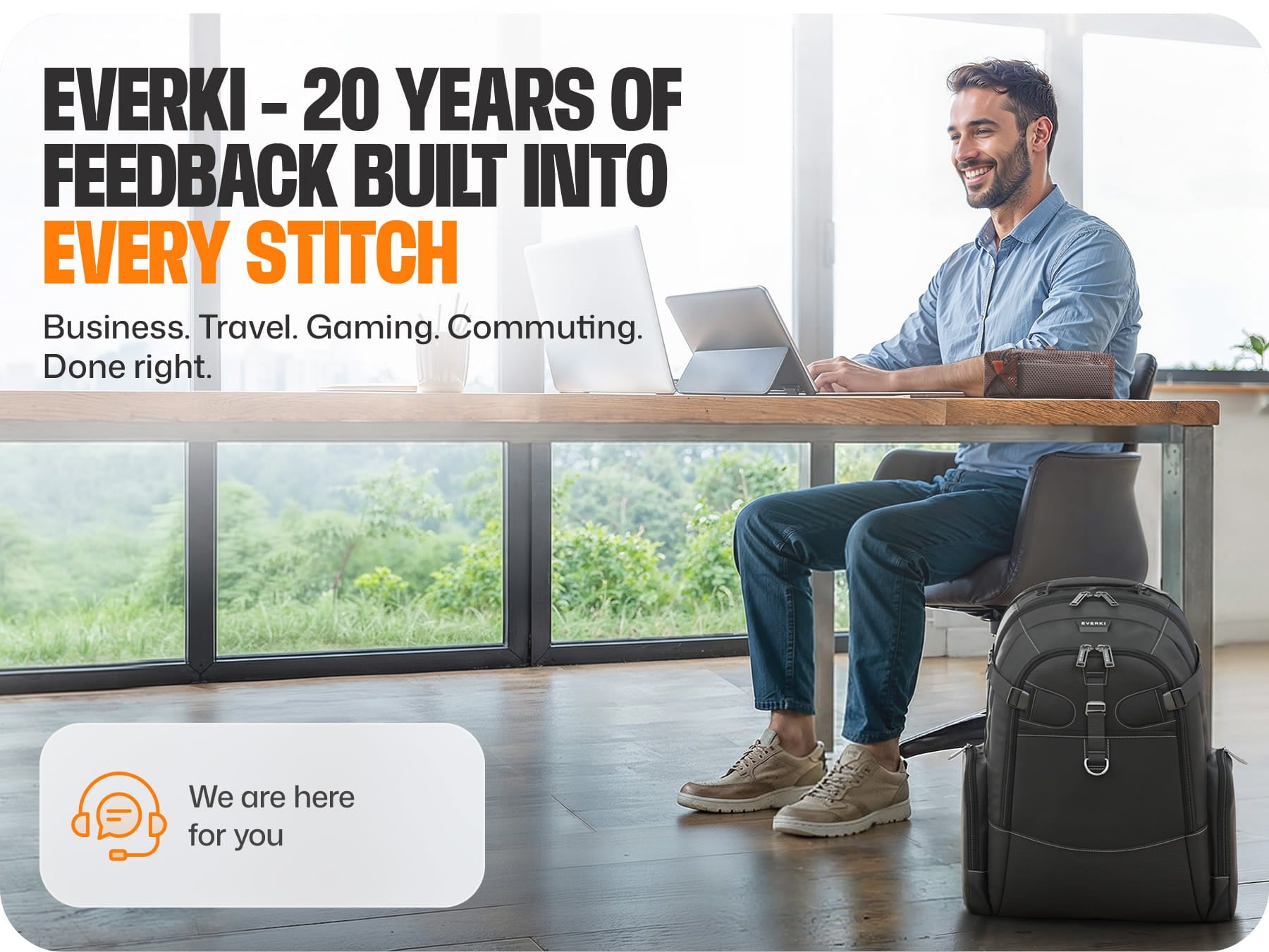 EVERKI Business 120 PRO 2 laptop backpack quality