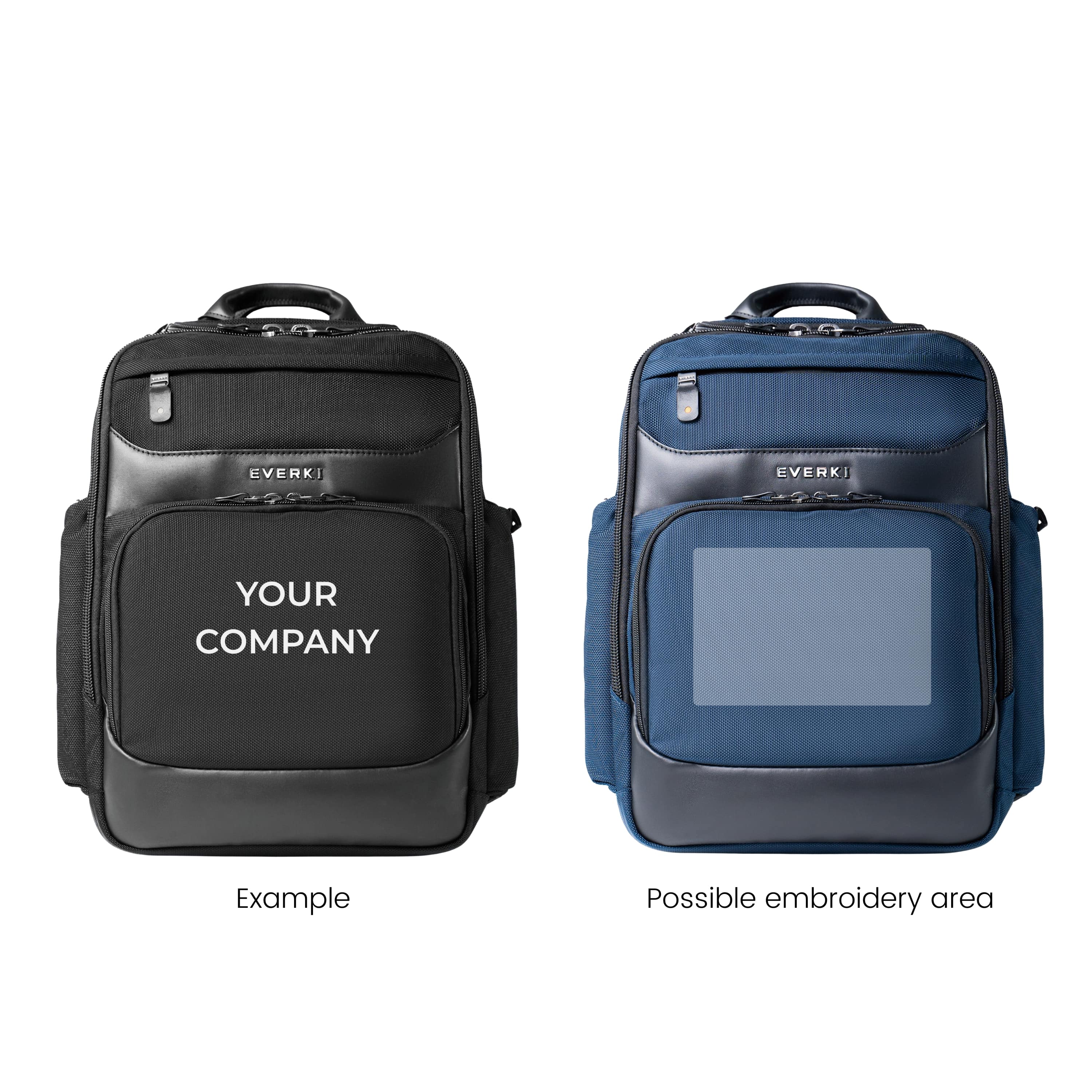 Logo placement example