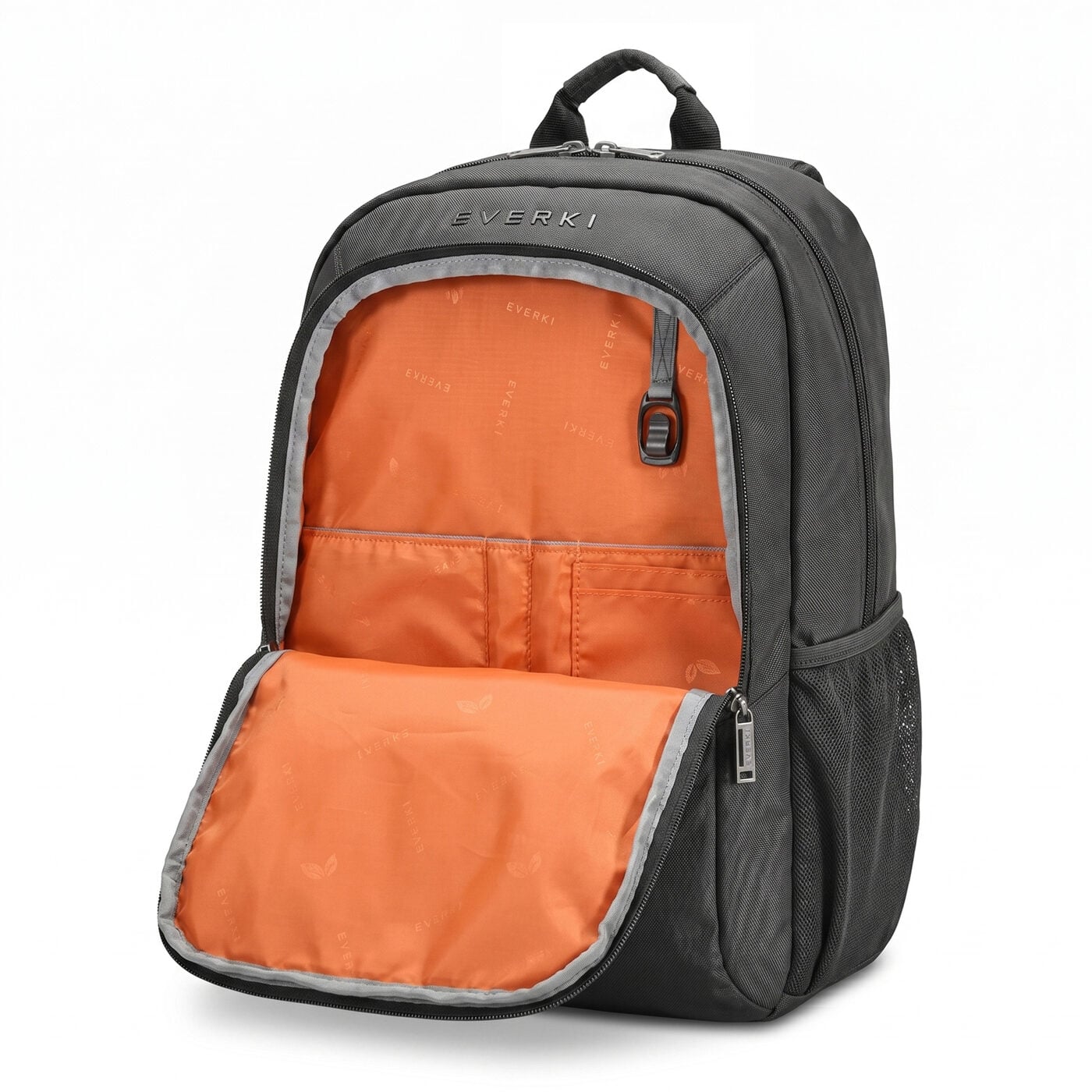 Front organizer panel with pen, card and cable slots