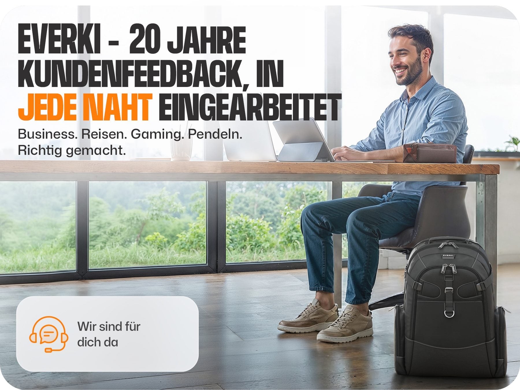 EVERKI Business 120 PRO 2 laptop backpack quality
