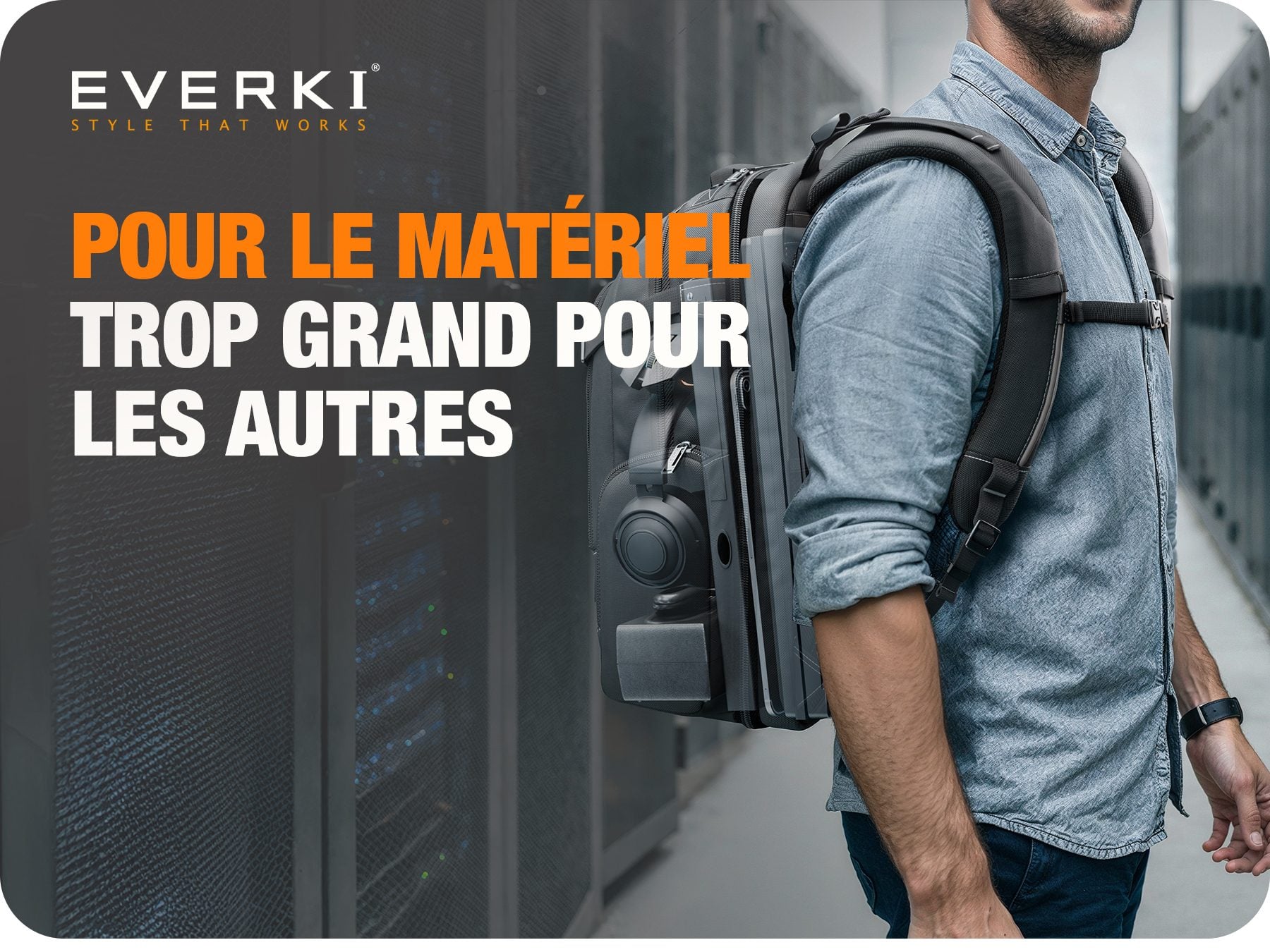 EVERKI Business 120 PRO 2 laptop backpack hero