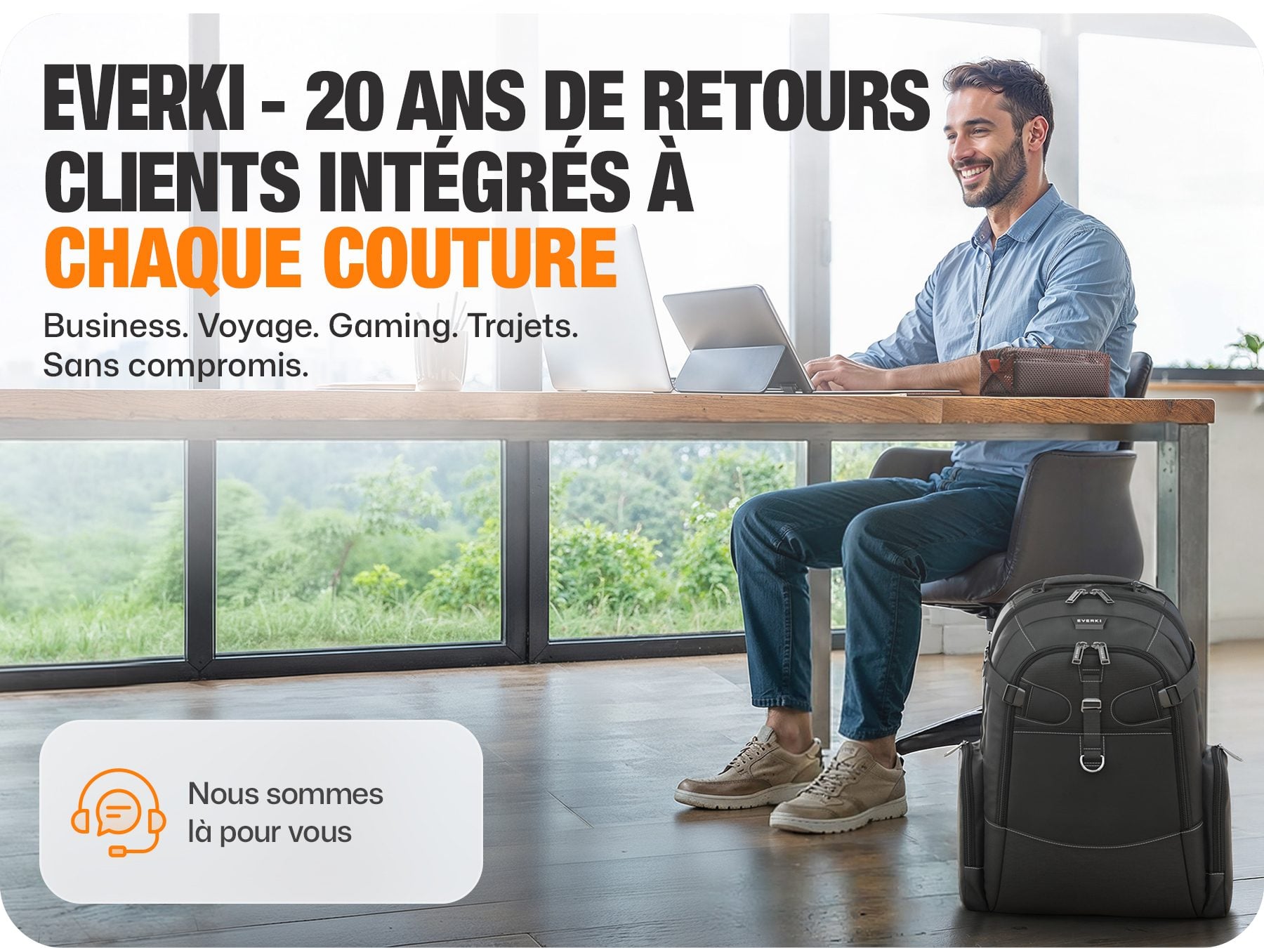 EVERKI Business 120 PRO 2 laptop backpack quality