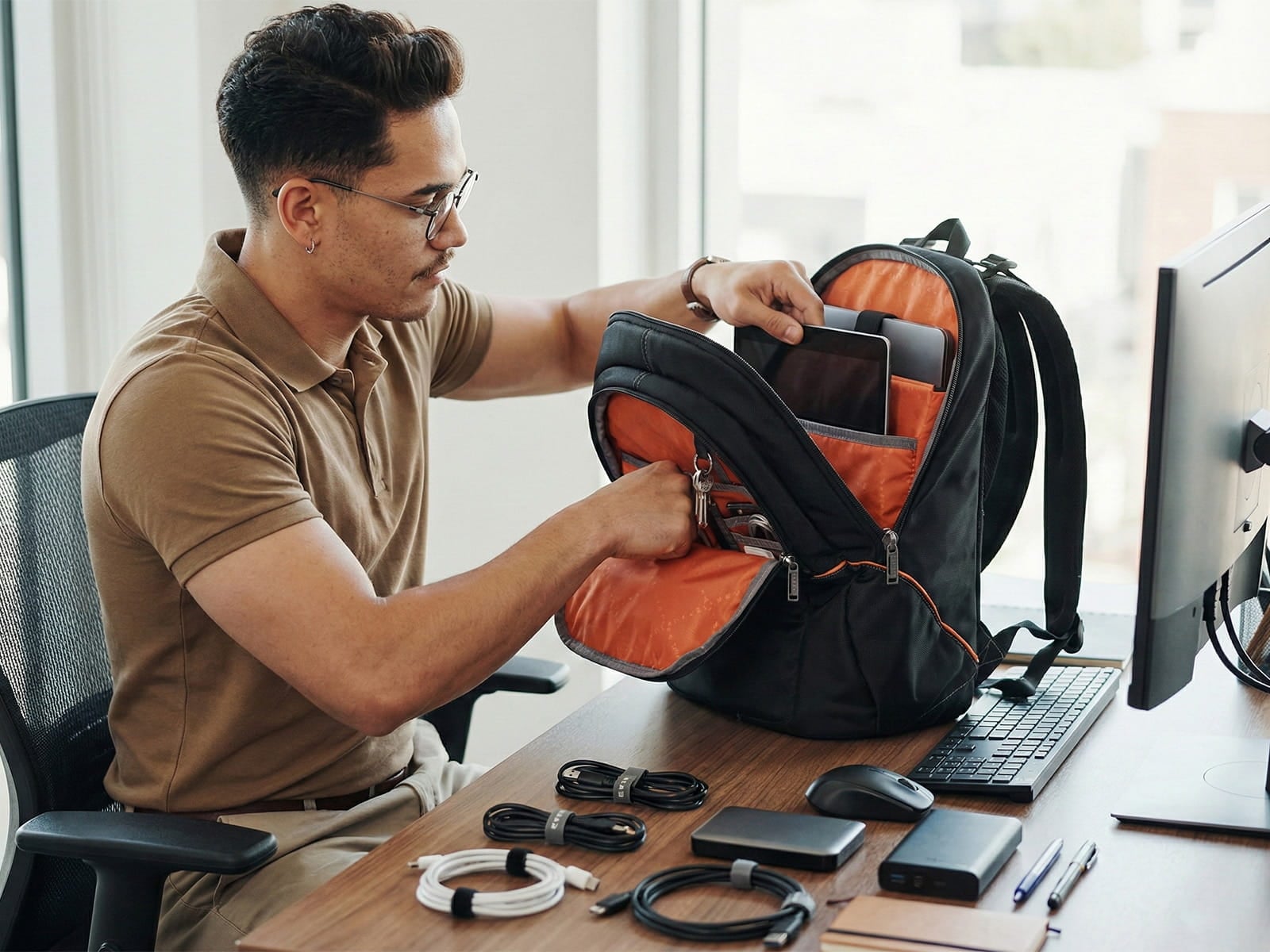 Glide Backpack lifestyle photo