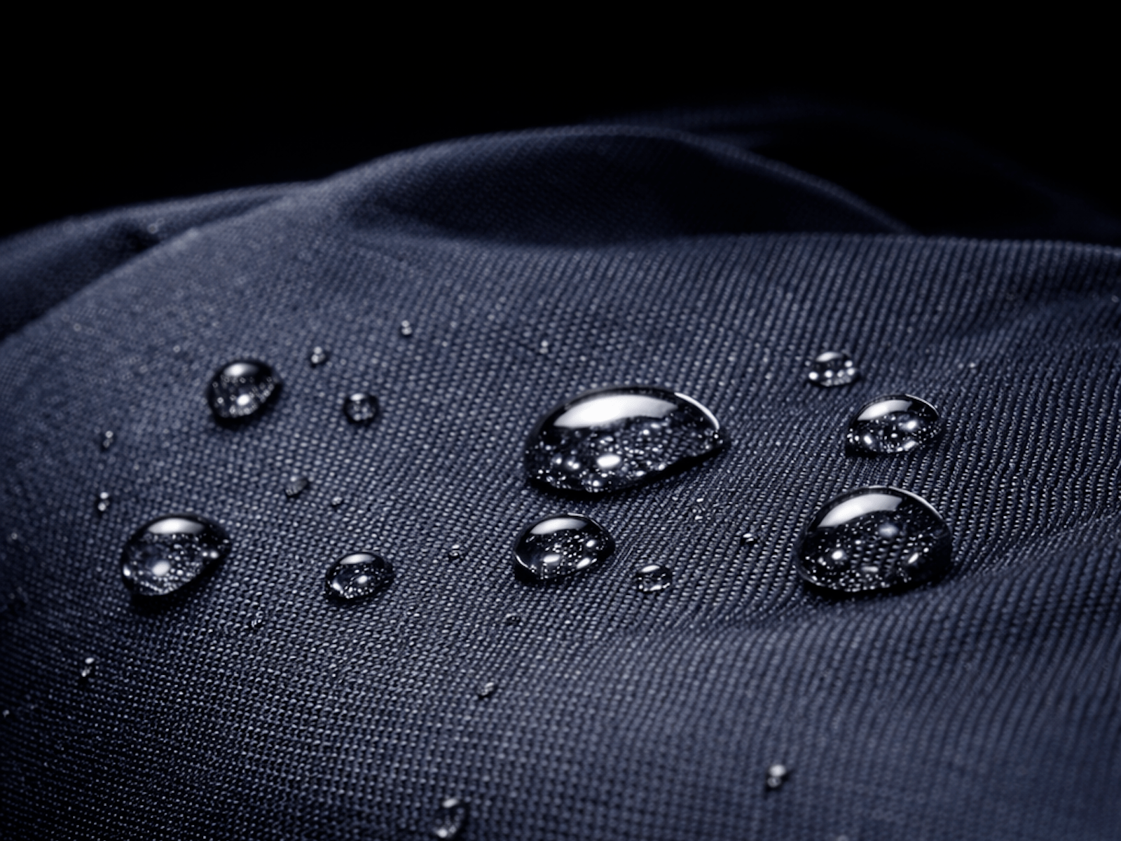 Macro photo of Onyx ballistic nylon exterior texture